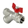 Valfex VF.293.NB1.012.PREMIUM Кран шаровой с фильтром PREMIUM для ВОДЫ 1/2" ВР/ВР