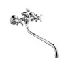 Valfex VF.2208-2 Смеситель для ванны, длинный излив, картриджный переключатель, латунь Libra Сhrome-1 (10)