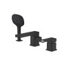 Valfex VF.80615-7 Смеситель для ванны на борт, 3 отверстия Arcadia Black (4)