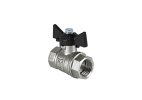 Valfex VF.217.NB1.012.DP Кран шаровой латунный DeltaPro для ВОДЫ 1/2" ВР/ВР бабочка