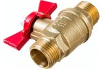 Valfex VF.219.LB1.012.Bir Кран шаровой БИРКА для ВОДЫ 1/2" НР/НР ручка-бабочка