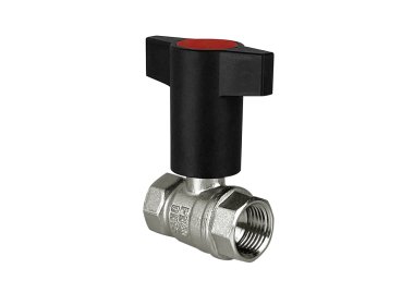 Фотография товара 'Valfex VF.235.NT1.012.N/P59.R Кран шаровой N/P59 для ВОДЫ 1/2" ВР/ВР Т-образн. красн. руч'