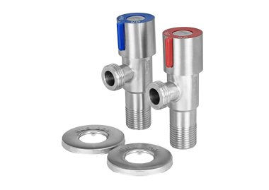 Фотография товара 'Valfex VF.396.N.012.012 Комплект угл. вентилей для подкл.с/т прибор.1/2"НР'