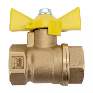 Фотография товара 'Valfex VF.277.LB3.012GP ГС Кран шаровой для ГАЗА 1/2" ВР/ВР ручка-бабочка'