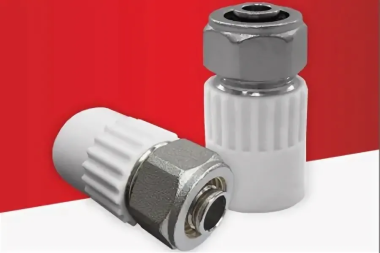 Фотография товара 'Valfex 10152016Г Комбинированная муфта для соединения PPR-PE-AL-PE труб 20х16 (150/30)'