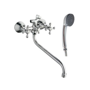 Фотография товара 'Valfex VF.2208 Смеситель для ванны, длинный излив, шаровый переключатель, латунь Libra Сhrome-1 (10)'