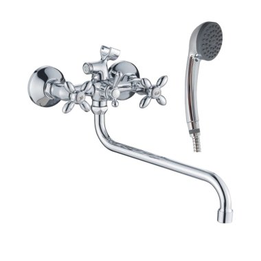 Фотография товара 'Valfex VF.2227 Смеситель для ванны, длинный излив, латунь Libra Сhrome-4 (10)'