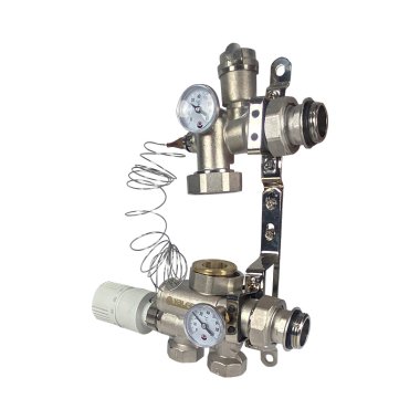 Фотография товара 'Valfex VF.153.0.130.180 Насосно-смесит. узел с ниж.подкл,с терм-кой,без насоса,монтажная длина насоса 130-180мм'