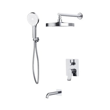 Фотография товара 'Valfex VF.80553 Душевая скрытая система, тропический душ, латунь, Electra Сhrome (5)'