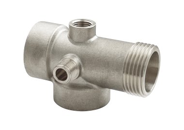 Фотография товара 'Valfex VF.600.N.05110 Штуцер НИКЕЛИРОВАННЫЙ 5-ти выводной 1" х 110 мм (20/5) К'