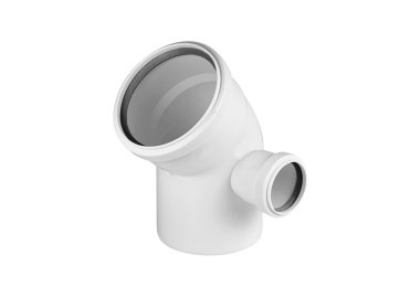 Фотография товара 'Valfex 23112150PR Отвод PRIME универсальный 110/50х45° прав.для вн. малошумной канализ. (30)'