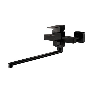 Фотография товара 'Valfex VF.22803-7 Смеситель для ванны, длинный излив, нерж. сталь Antares Black (10)'