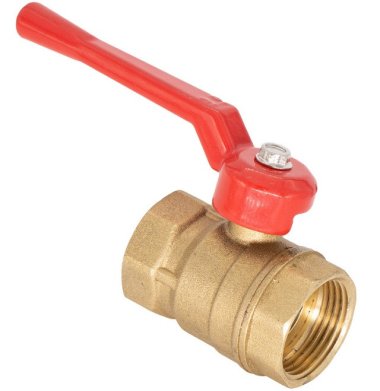 Фотография товара 'Valfex VF.214.L0R1.012.Bir Кран шаровой латунный БИРКА OPTIMA для ВОДЫ 1/2" ВР/ВР'