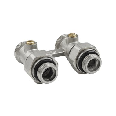 Фотография товара 'Valfex VF.345.01.034.012 Узел прямой для нижнего подкл. рад. 3/4" (c компл. адаптеров 1/2")'