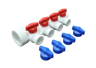 Фотография товара 'Valfex 101133204Г Коллектор универсальный с отсечными кранами 32х20 на 4 выхода (7/1)'