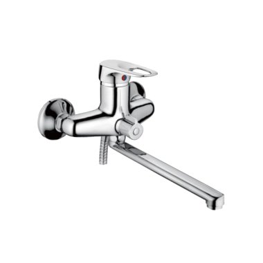 Фотография товара 'Valfex VF.2204 Смеситель для ванны, длинный излив, латунь Alioth Сhrome (8)'