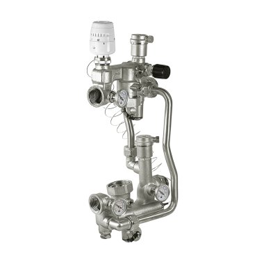 Фотография товара 'Valfex VF.151.0.180 Насосно-смесительный узел с термоголовкой, без насоса, монтажная длина насоса 180 мм'