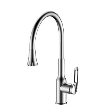 Фотография товара 'Valfex VF.73825 Смеситель для кухни, гибкий силиконовый излив, нерж. сталь Sagittarius Steel (10)'