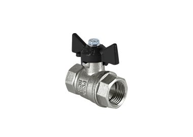 Фотография товара 'Valfex VF.217.NB1.012.DP Кран шаровой латунный DeltaPro для ВОДЫ 1/2" ВР/ВР бабочка'