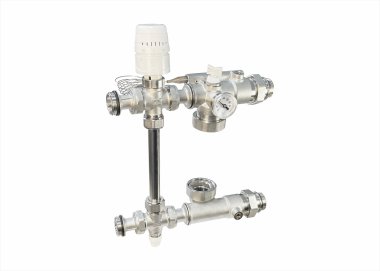 Фотография товара 'Valfex VF.152.0.130 Насосно-смесительный узел с термоголовкой, без насоса, монтажная длина насоса 130 мм'