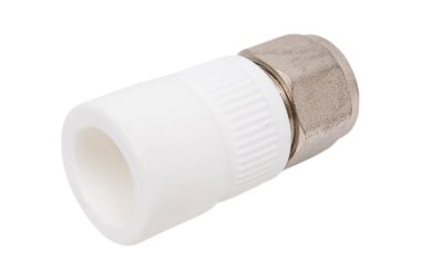 Фотография товара 'Valfex 11142020 Комбинированная муфта для соединения PPR-PEX труб 20х16 (200/20)'