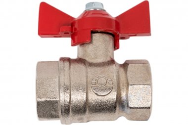 Фотография товара 'Valfex VF.217.NB1.034.Bir Кран шаровой БИРКА для ВОДЫ 3/4" ВР/ВР бабочка'