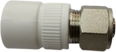 Фотография товара 'Valfex 10172016Г Комбинированный ниппель для соединения PPR-PE-AL-PE труб 20х16 (200/50)'