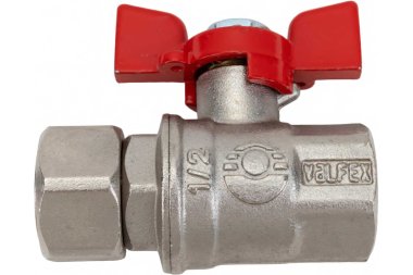 Фотография товара 'Valfex VF.241.NB1.012.PREMIUM Кран шаровой лат. PREMIUM для ВОДЫ с накид.г 1/2" ВР/ВР'