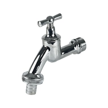 Фотография товара 'Valfex VF.437.NB.012 Вентиль латунный водоразборный со штуцером ручка-бабочка декор. 1/2"'