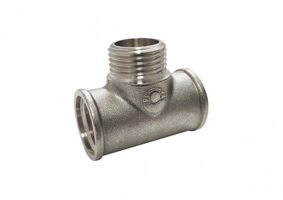 Фотография товара 'Valfex VF.132.N.034.012.012 Тройник переходной с переходом на наружную резьбу ВР3/4"хНР1/2"хВР1/2" (80/10)'