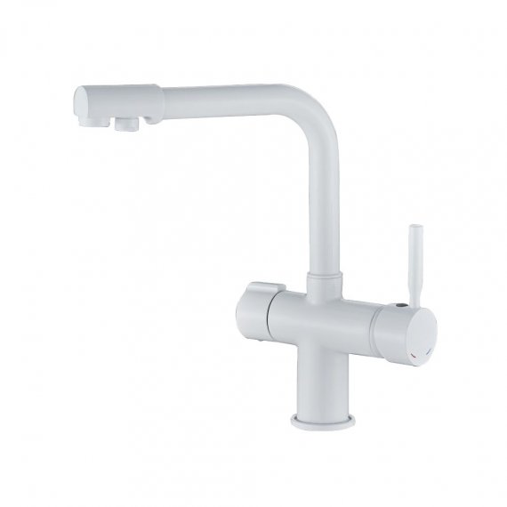 Фотография товара 'Valfex VF.70088-8 Смеситель для кухни с подключением фильтра, латунь Boreas White (10)'