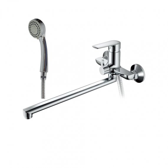 Фотография товара 'Valfex VF.22563 Смеситель для ванны, длинный излив, латунь Elara Сhrome (10)'