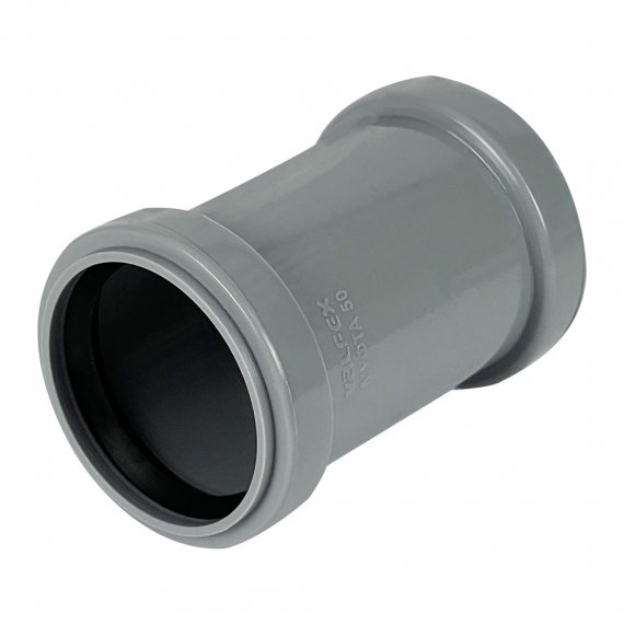 Фотография товара 'Valfex 20105050 Муфта двухраструбная 50мм вн. канализация (350)'