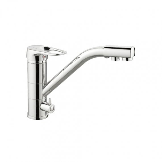 Фотография товара 'Valfex VF.4304 Смеситель для кухни с подключением фильтра, латунь Alioth Сhrome (10)'