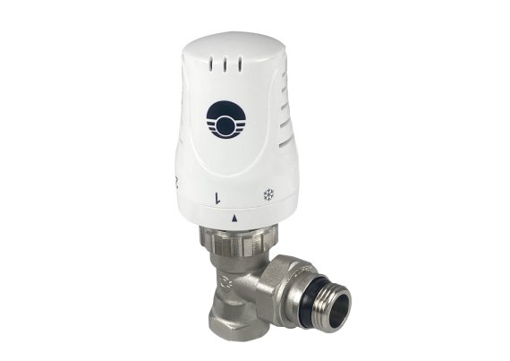 Фотография товара 'Valfex VF.047.N.012 Клапан с термостатической головкой для рад. угловой 1/2"'