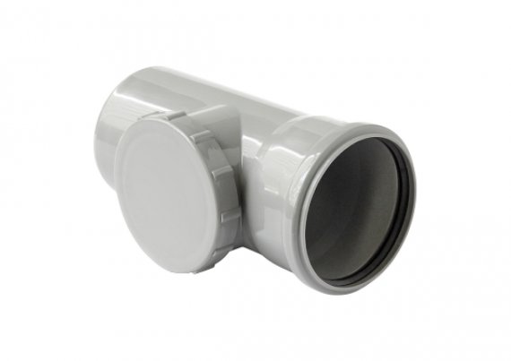 Фотография товара 'Valfex 20103075 Ревизия с крышкой D 75мм вн.канализ.(75)'