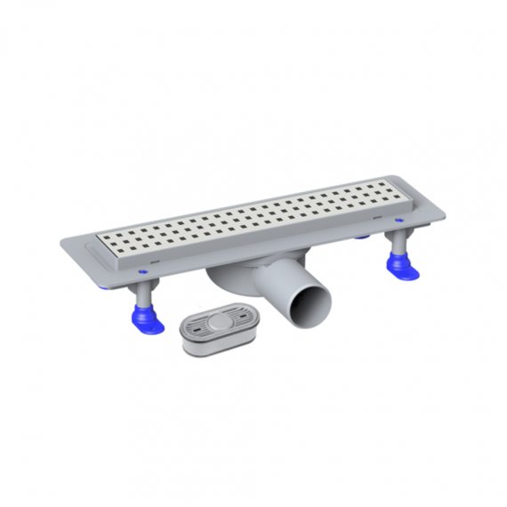 Фотография товара 'Valfex VF.051.050K.800.01 Трап лин. 800 мм пласт Ø 50 мм, поворот. отвод'