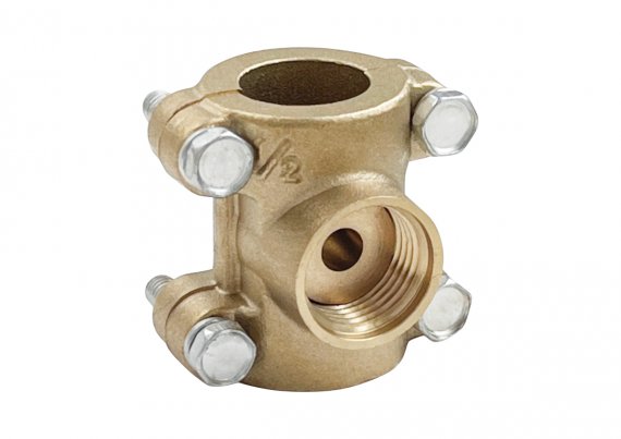 Фотография товара 'Valfex VF.755.L.012.012.012 Обойма-тройник ремонтная, ВР 1/2"х1/2"х1/2" (50/10) К'