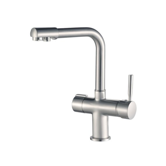 Фотография товара 'Valfex VF.70088-5 Смеситель для кухни с подключением фильтра, нерж. сталь, сталь Boreas Steel (10)'