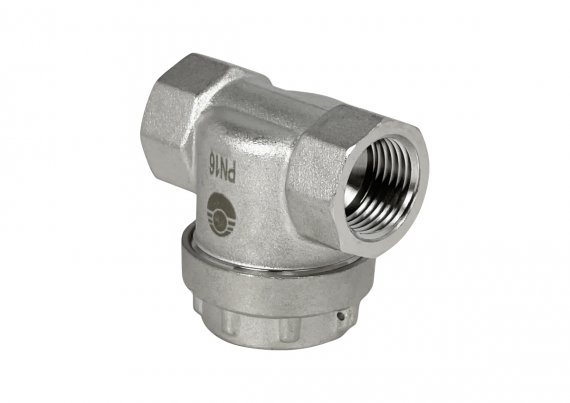 Фотография товара 'Valfex VF.492.N.034 Фильтр механической очистки прямой 3/4", никелированный (48/12) К'