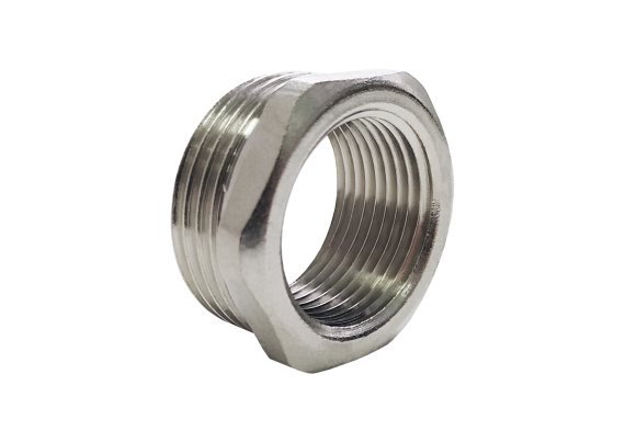 Фотография товара 'Valfex VF.581.N.038.014 Футорка НИКЕЛИРОВАННАЯ НР 3/8" - ВР 1/4" (700/10) К'