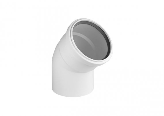 Фотография товара 'Valfex 20112110PR Отвод PRIME 15° 110 мм для вн. малошумной канализ. (60)'