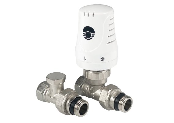 Фотография товара 'Valfex VF.046.N.012 Комплект терморегулирующего оборудования для радиатора прямой 1/2"'