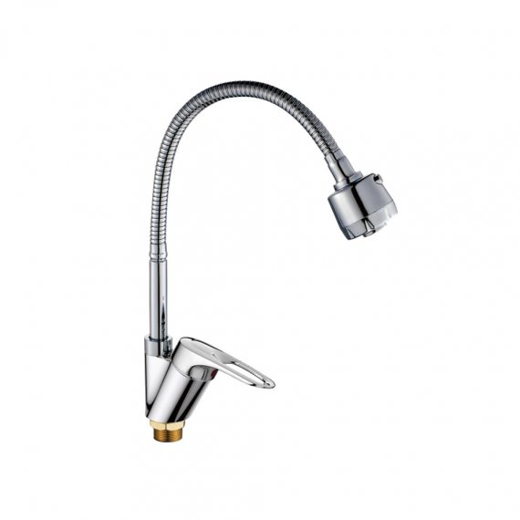 Фотография товара 'Valfex VF.4304-3 Смеситель для кухни, гибкий излив, латунь Alioth Сhrome (10)'