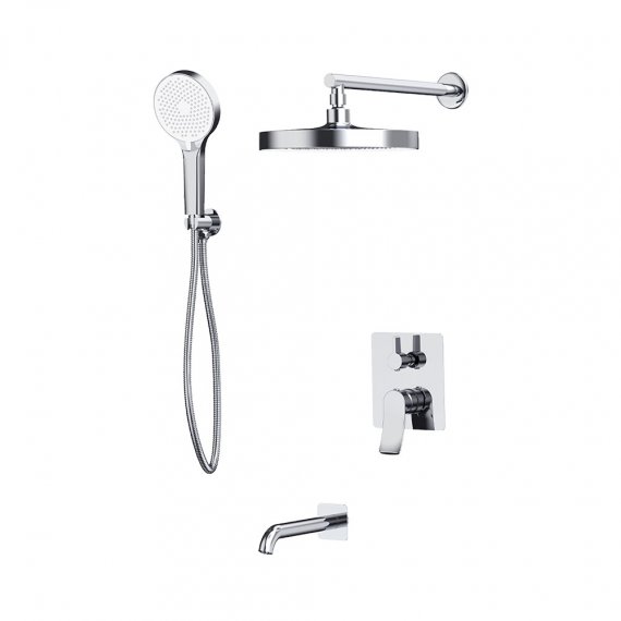 Фотография товара 'Valfex VF.80553 Душевая скрытая система, тропический душ, латунь, Electra Сhrome (5)'