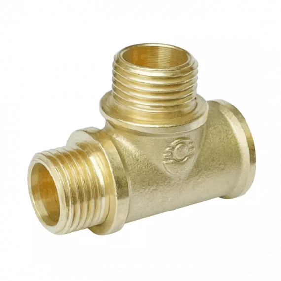 Фотография товара 'Valfex VF.133.L.012.012.012.Bir Тройник переходной с двумя переходами на нар.р. ВР 1/2"хНР 1/2"хНР 1/2" (100/5)'