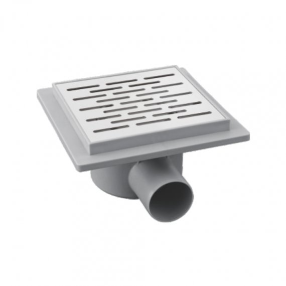 Фотография товара 'Valfex VF.082.050K.150.150.04.PR Трап гор. PR 150х150 мм пласт. Ø 50 мм'