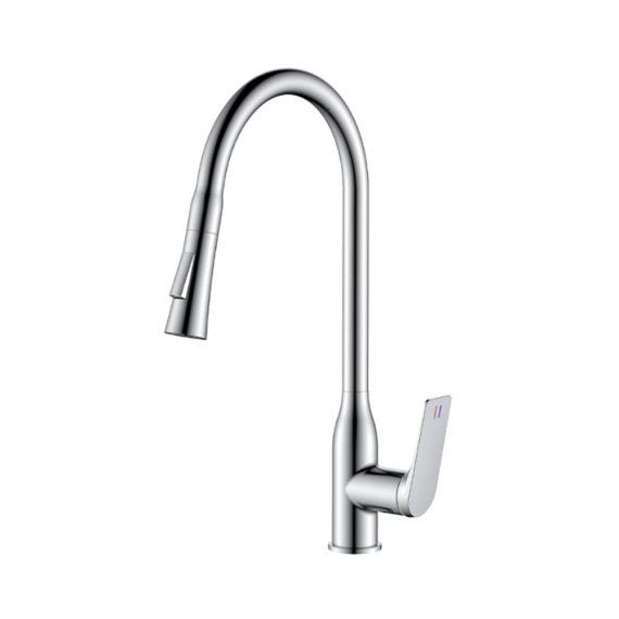 Фотография товара 'Valfex VF.73816 Смеситель для кухни с выдвижной лейкой, латунь Adara Сhrome (10)'