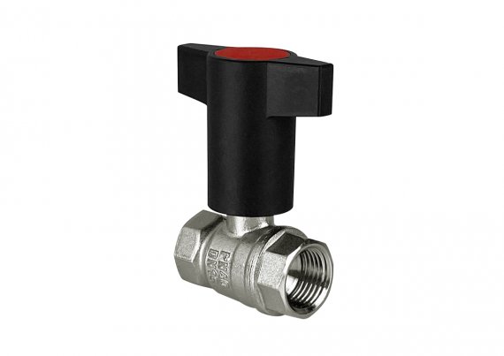 Фотография товара 'Valfex VF.236.NT1.034.N/P59.R Кран шаровой N/P59 для ВОДЫ 3/4" ВР/НР Т-образн. красн. руч.'