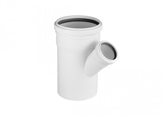 Фотография товара 'Valfex 22110050PR Тройник PRIME 45° 110/ 50 для вн. малошумной канализ. (30)'